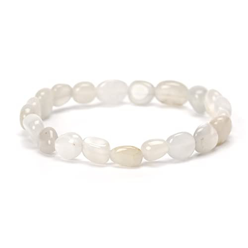 Pulsera de piedra natural para hombre, pulsera de protección para regalo de padre y mujer, pulsera de perlas para cumpleaños, día de la madre