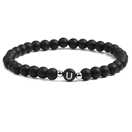 Pulsera de piedra natural para hombre, pulsera de protección para regalo de padre y mujer, pulsera de perlas para regalo de cumpleaños, día de la madre, madre A2