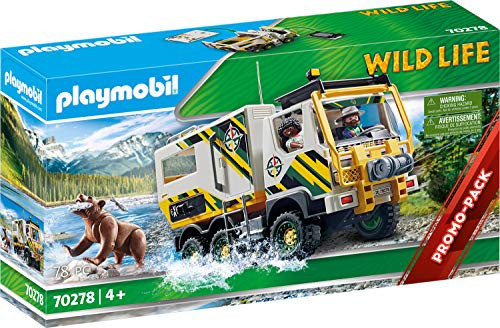 compilar pesadilla Moda Playmobil Wild Life 70278 Camión de Aventuras, Desde Hace 4 años