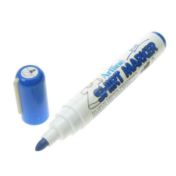 Artline T-Shirt Marker - Marcador (Azul, 2 mm)
